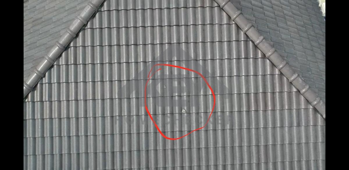 งานตรวจสอบหลังคา