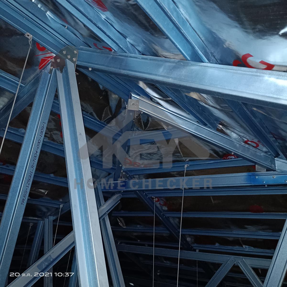 งานตรวจสอบหลังคา