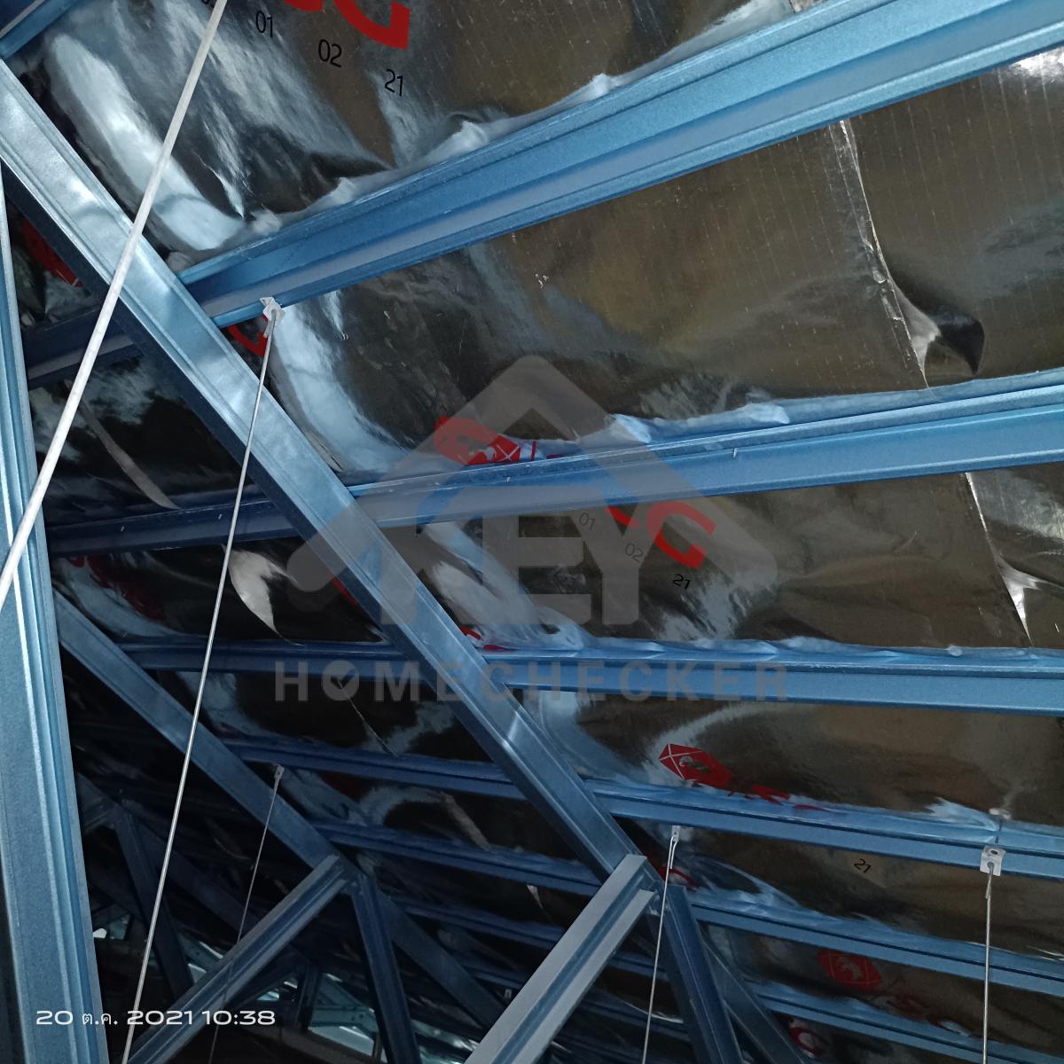 งานตรวจสอบหลังคา