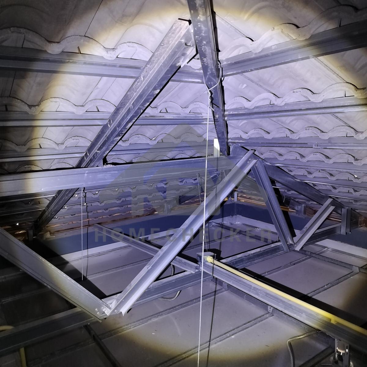 งานตรวจสอบหลังคา