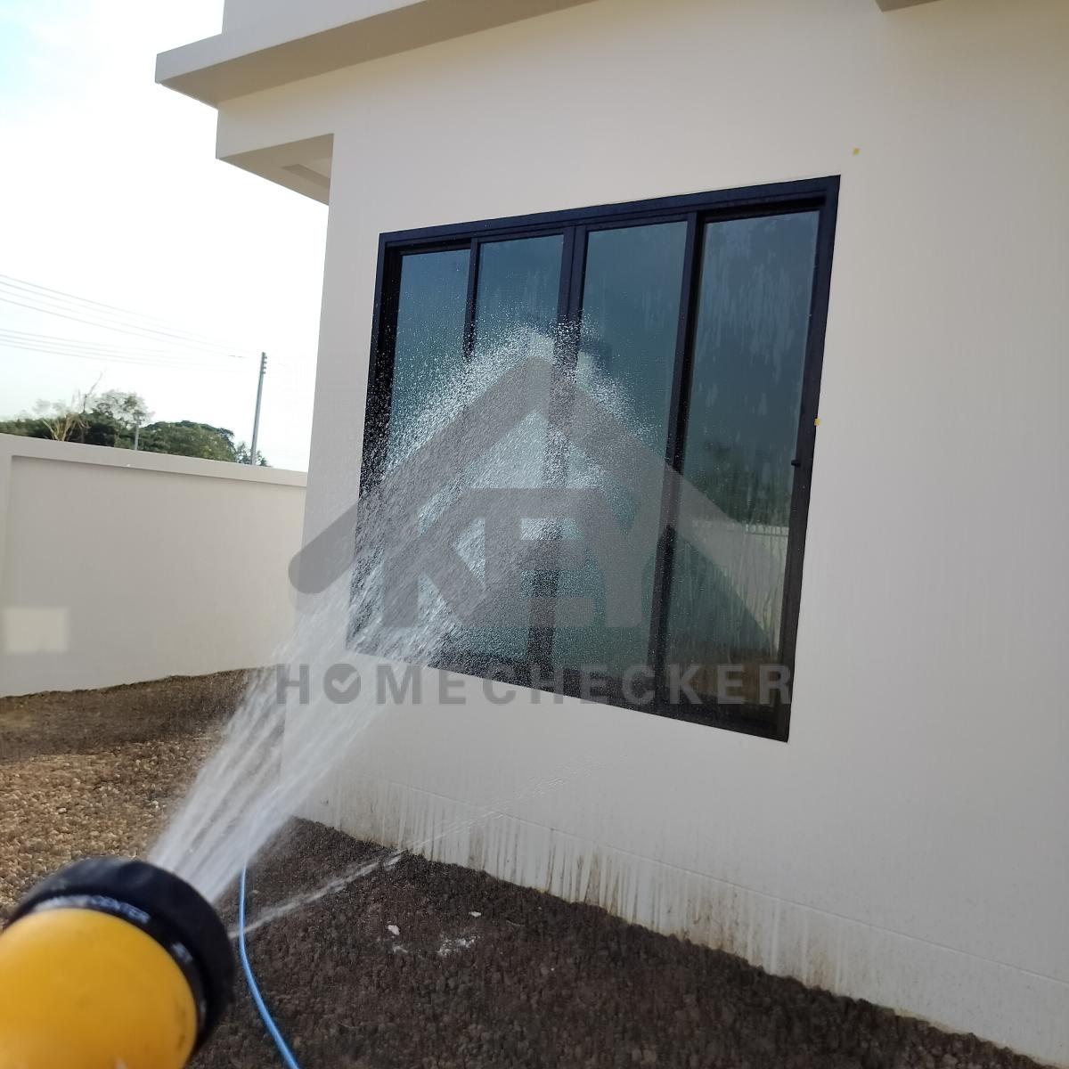 งานเทสน้ำ ประตูหน้าต่าง