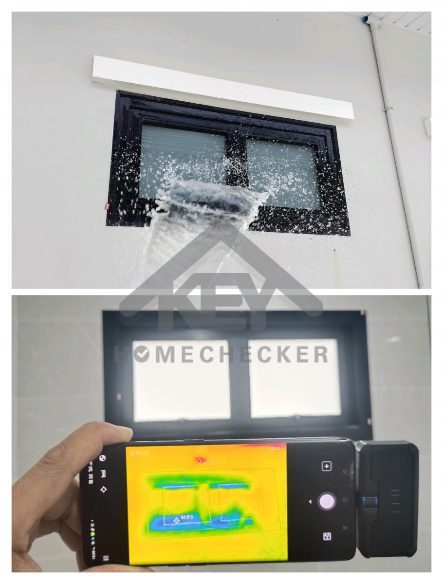 งานเทสน้ำ ประตูหน้าต่าง