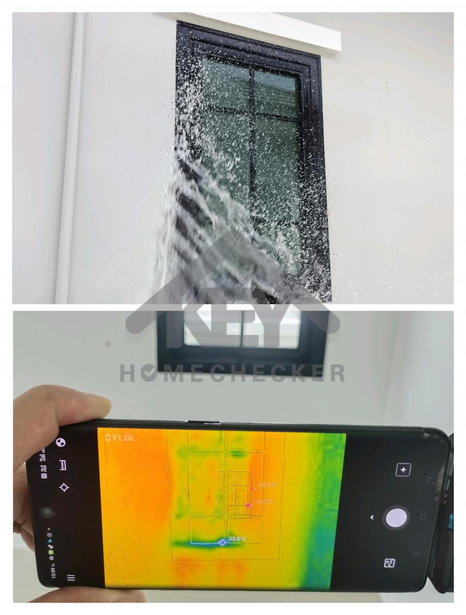 งานเทสน้ำ ประตูหน้าต่าง