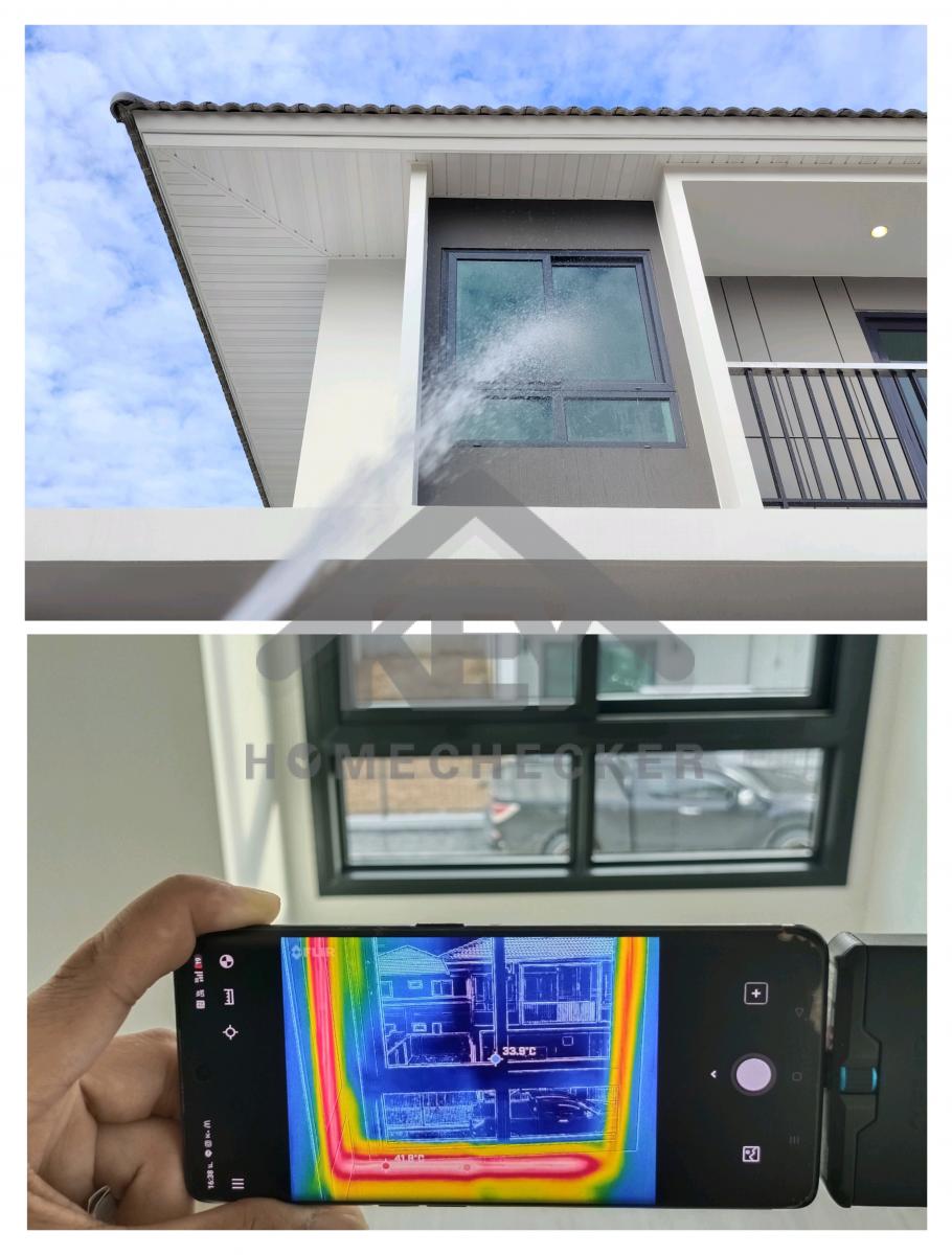 งานเทสน้ำ ประตูหน้าต่าง