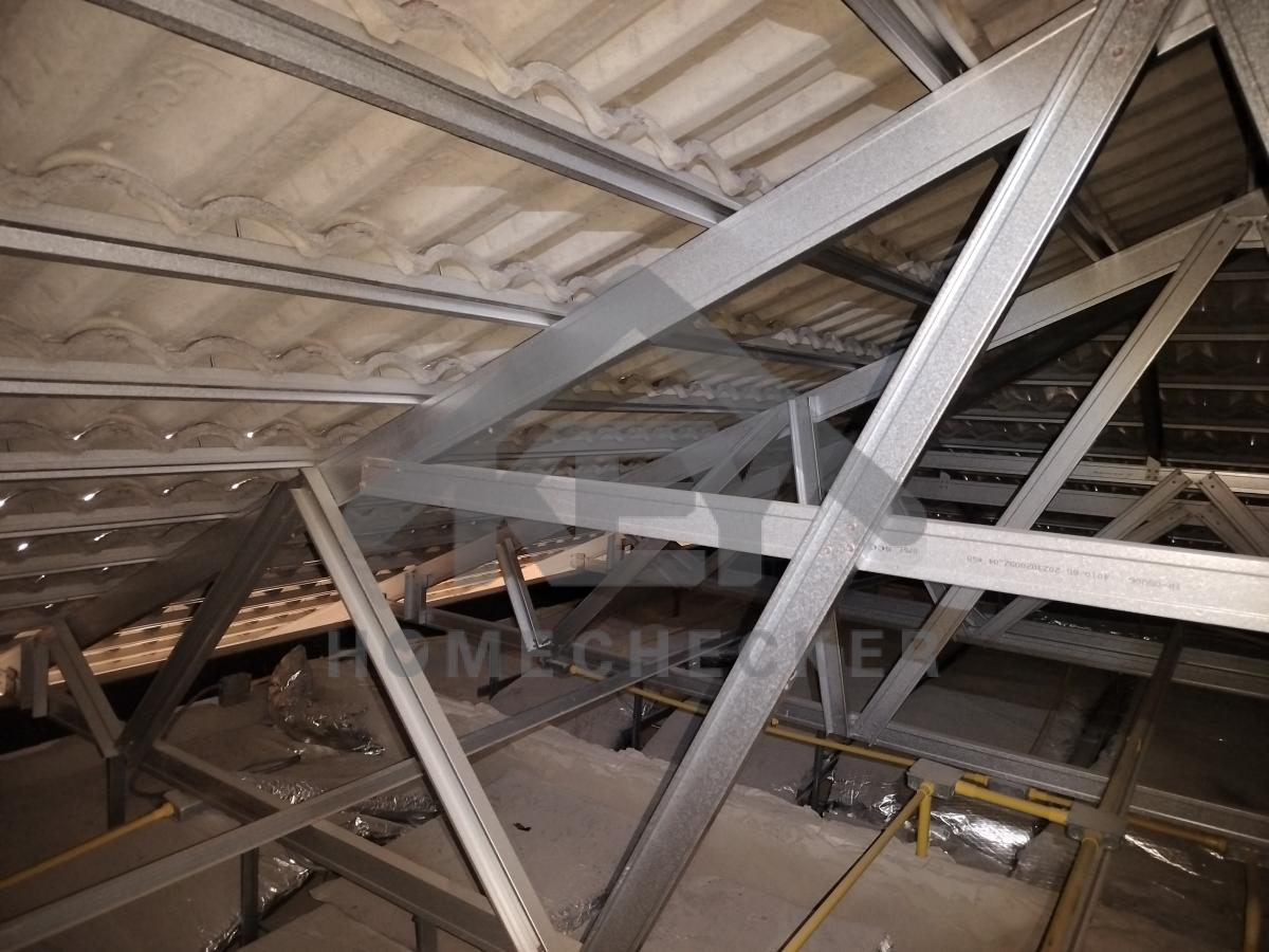 งานตรวจสอบหลังคา