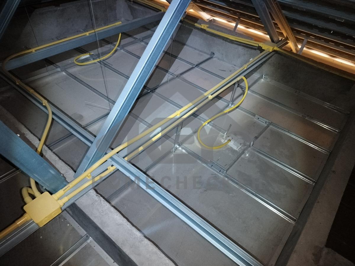 งานฝ้าชายคาและโครงฝ้า