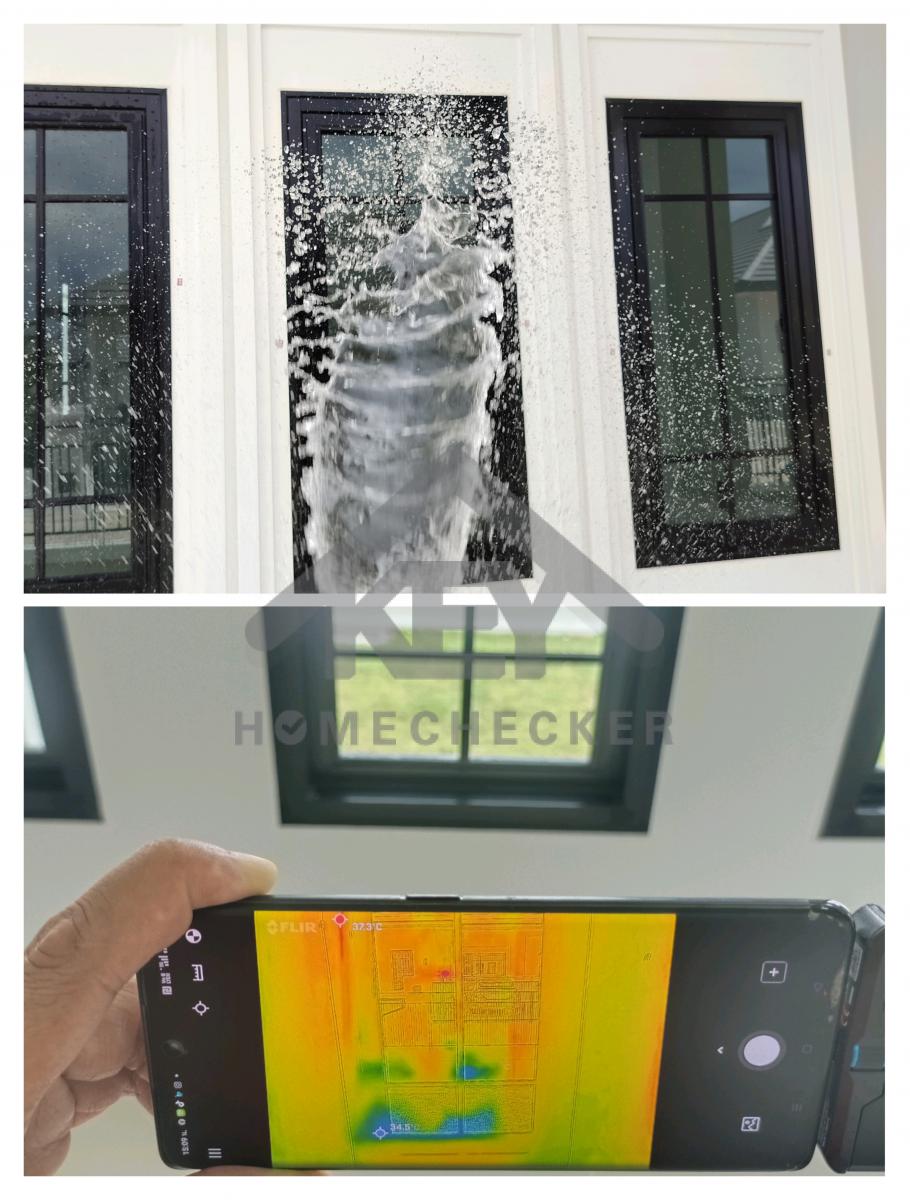 งานเทสน้ำ ประตูหน้าต่าง