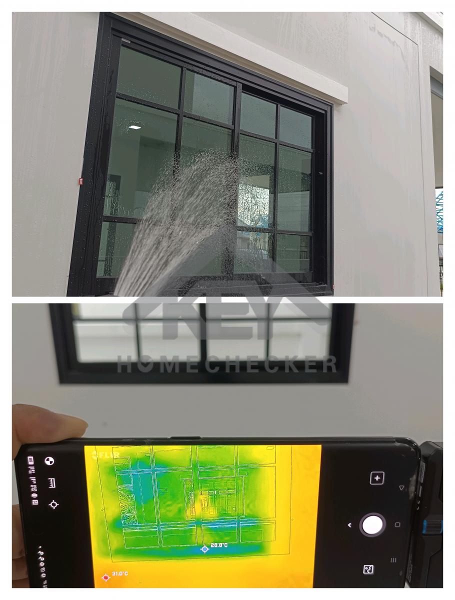 งานเทสน้ำ ประตูหน้าต่าง