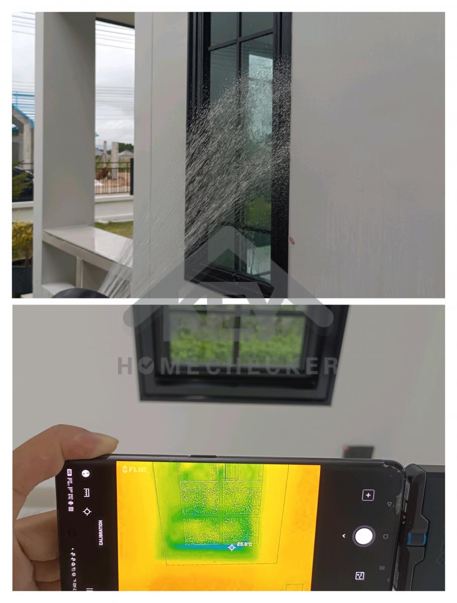 งานเทสน้ำ ประตูหน้าต่าง