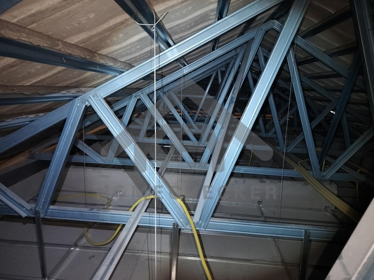 งานฝ้าชายคาและโครงฝ้า