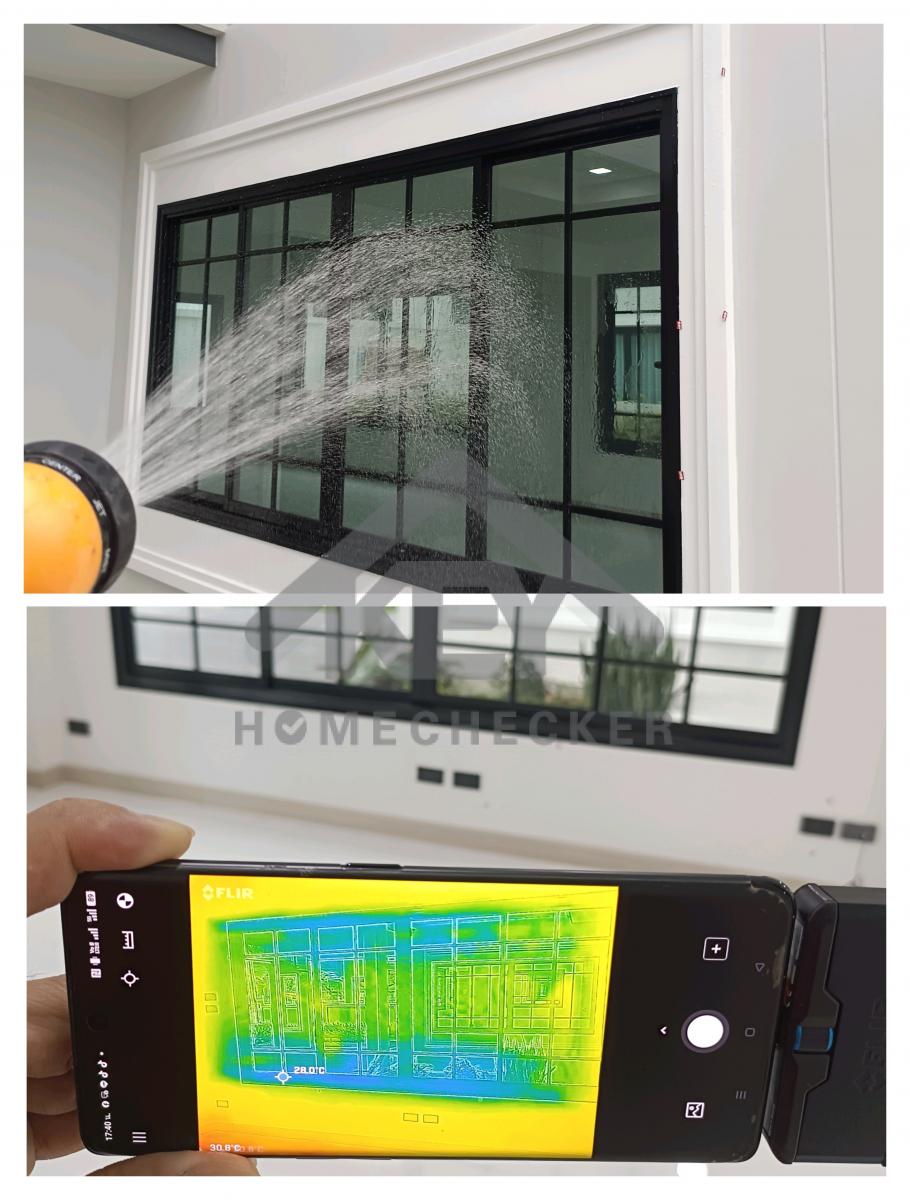 งานเทสน้ำ ประตูหน้าต่าง