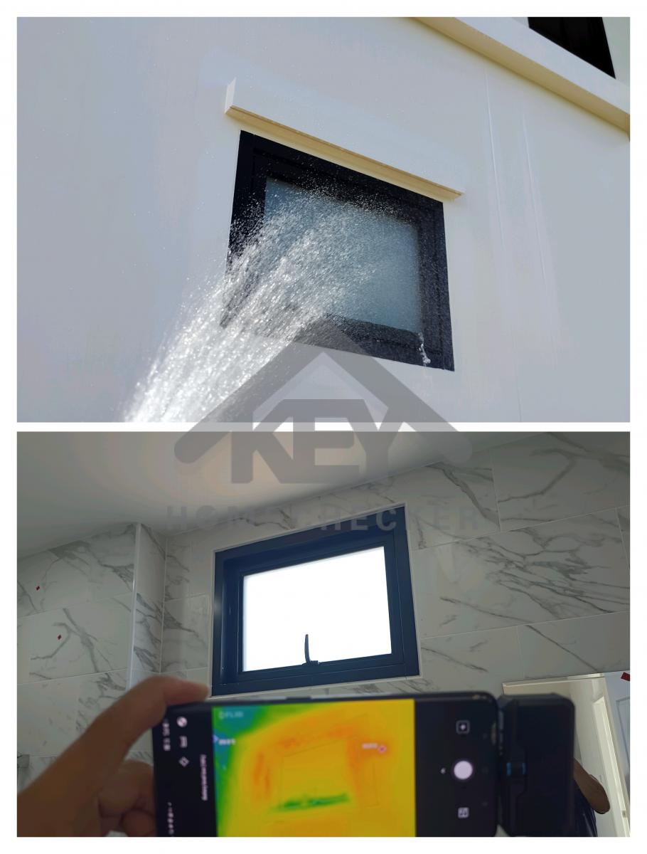 งานเทสน้ำ ประตูหน้าต่าง
