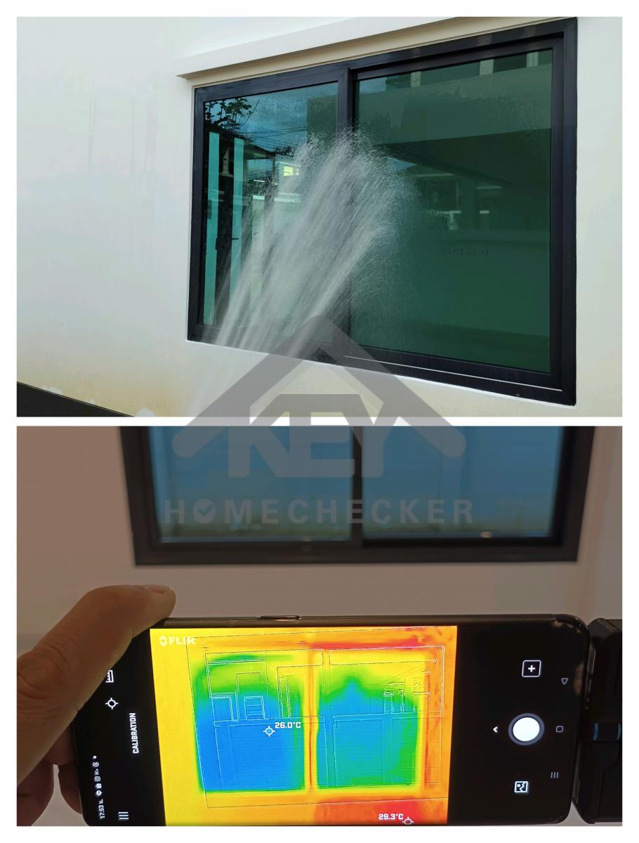 งานเทสน้ำ ประตูหน้าต่าง