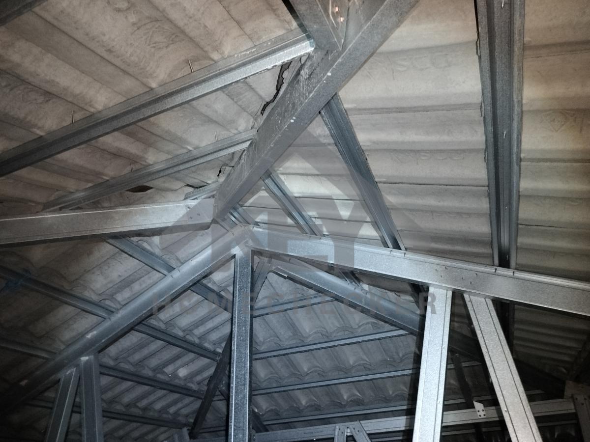 งานฝ้าชายคาและโครงฝ้า