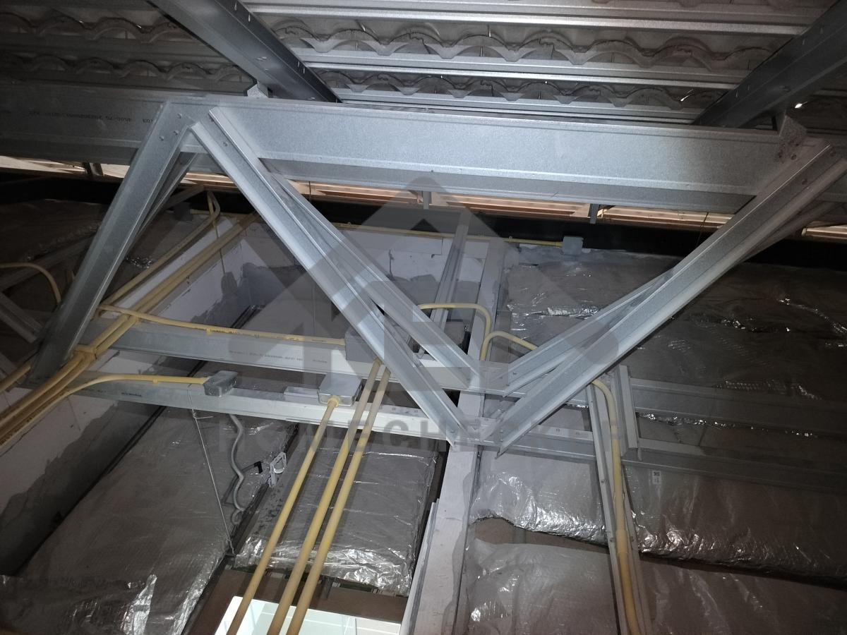 งานฝ้าชายคาและโครงฝ้า