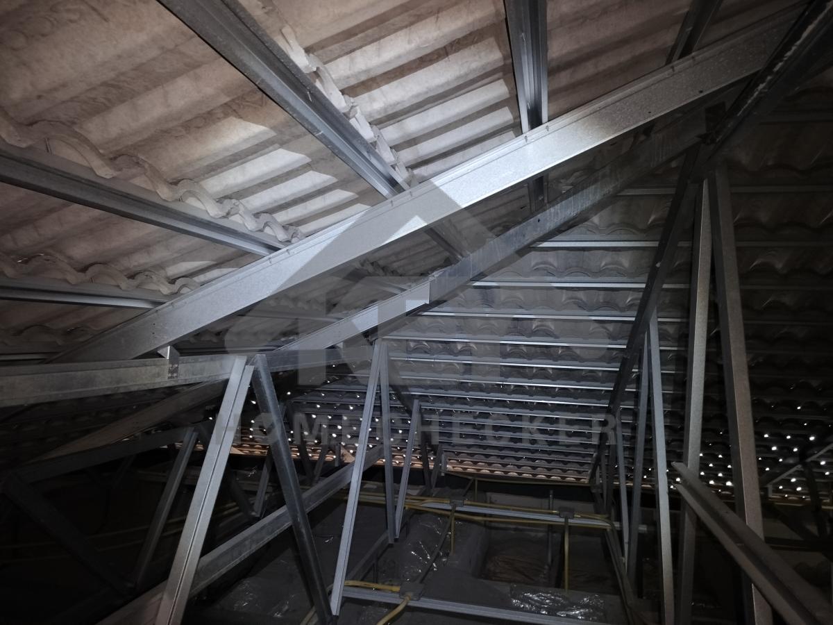 งานฝ้าชายคาและโครงฝ้า