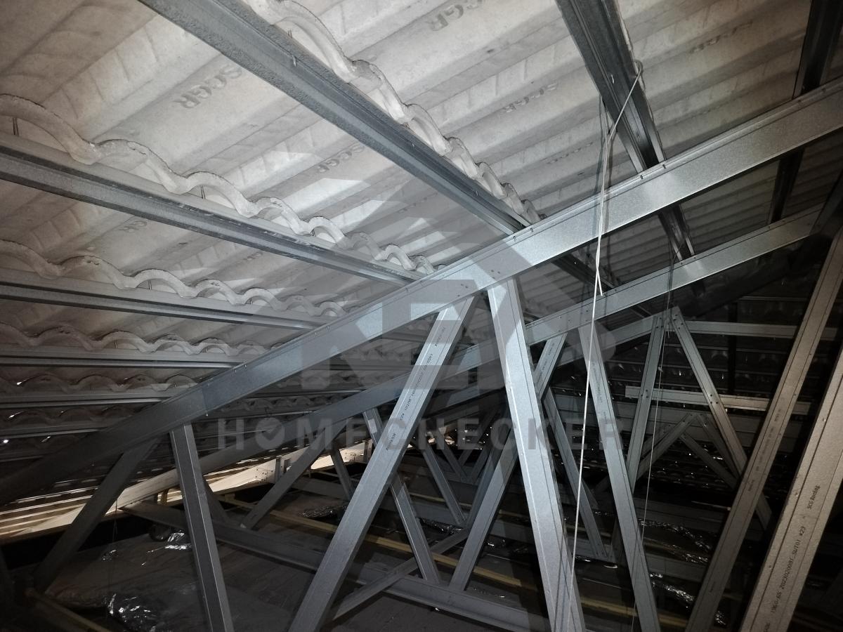 งานฝ้าชายคาและโครงฝ้า