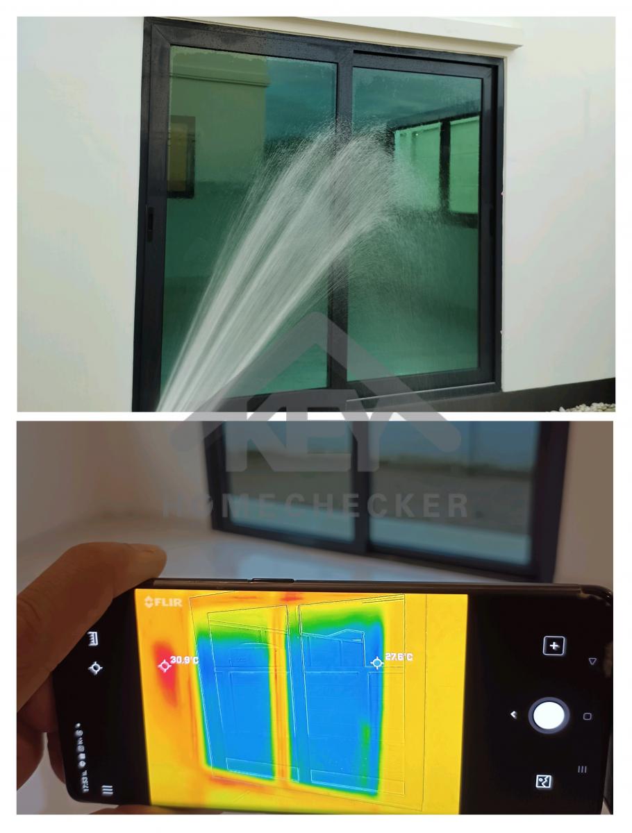 งานเทสน้ำ ประตูหน้าต่าง