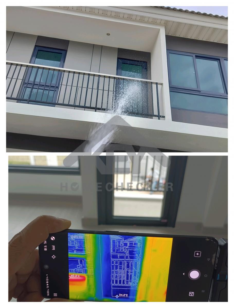 งานเทสน้ำ ประตูหน้าต่าง