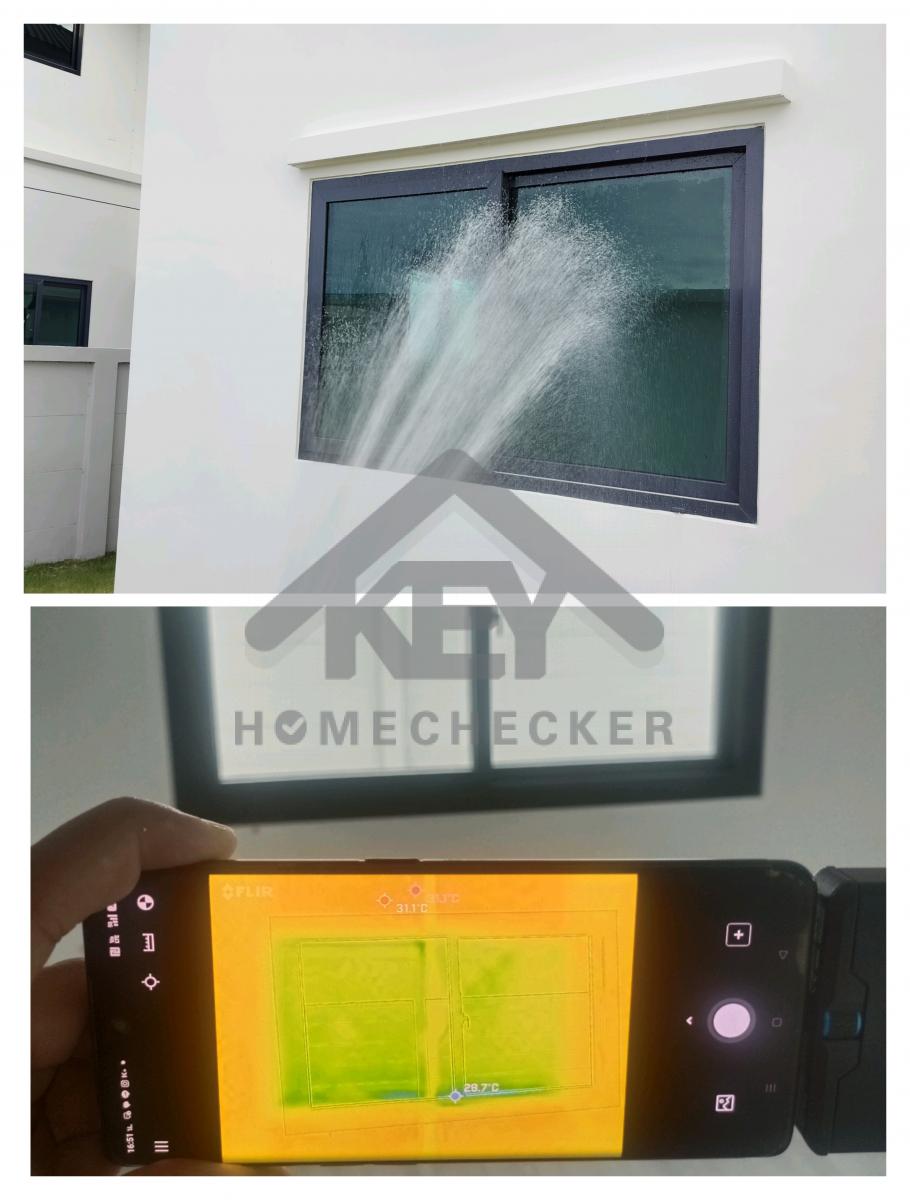 งานเทสน้ำ ประตูหน้าต่าง