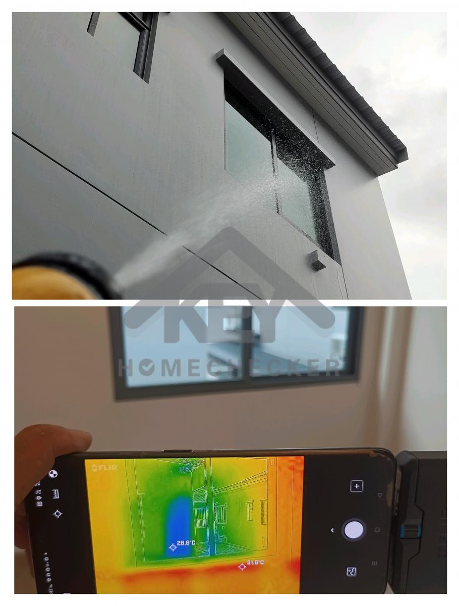 งานเทสน้ำ ประตูหน้าต่าง