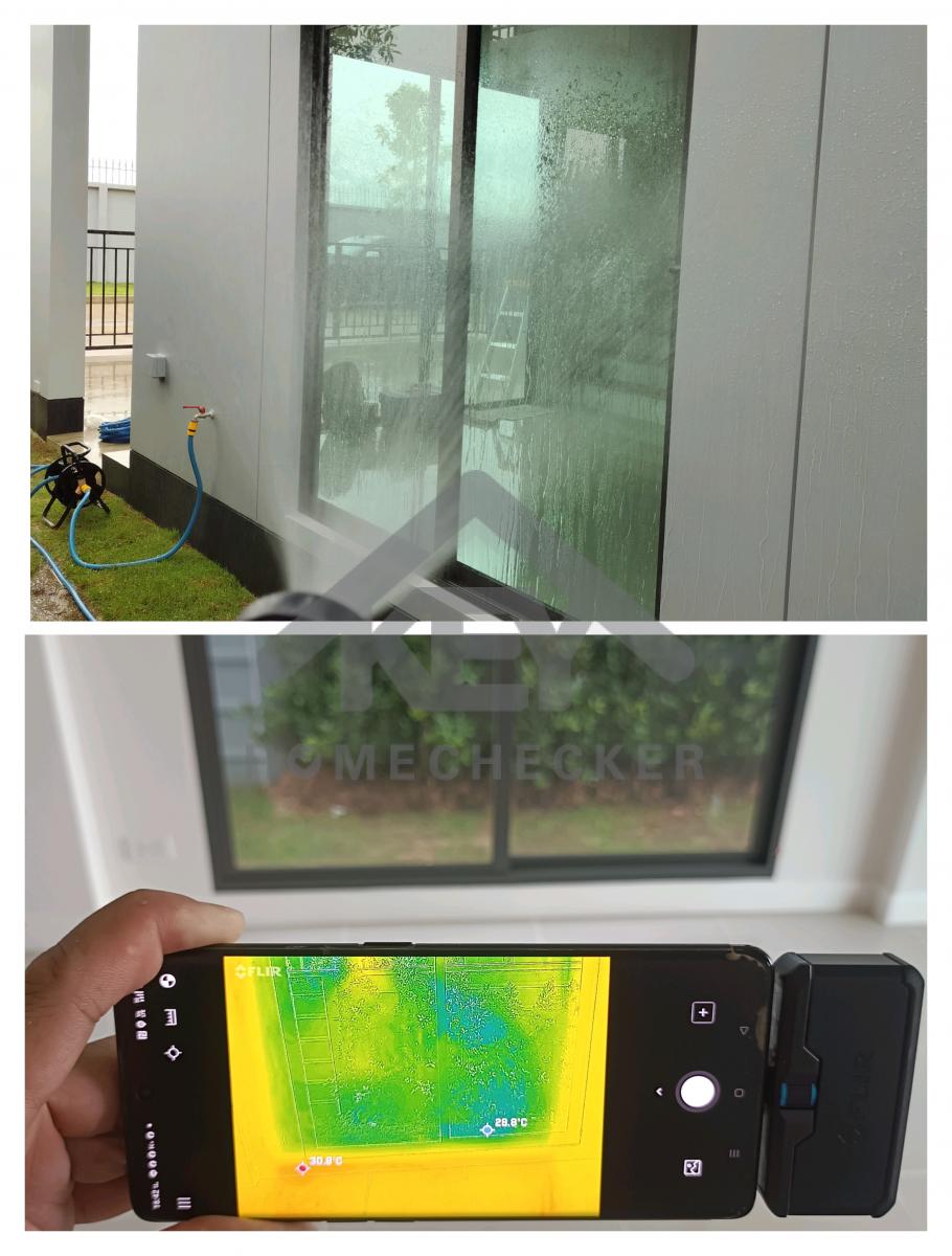 งานเทสน้ำ ประตูหน้าต่าง