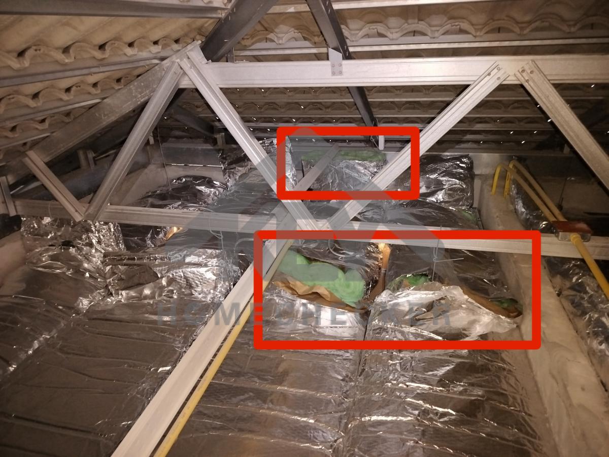 งานตรวจสอบหลังคา