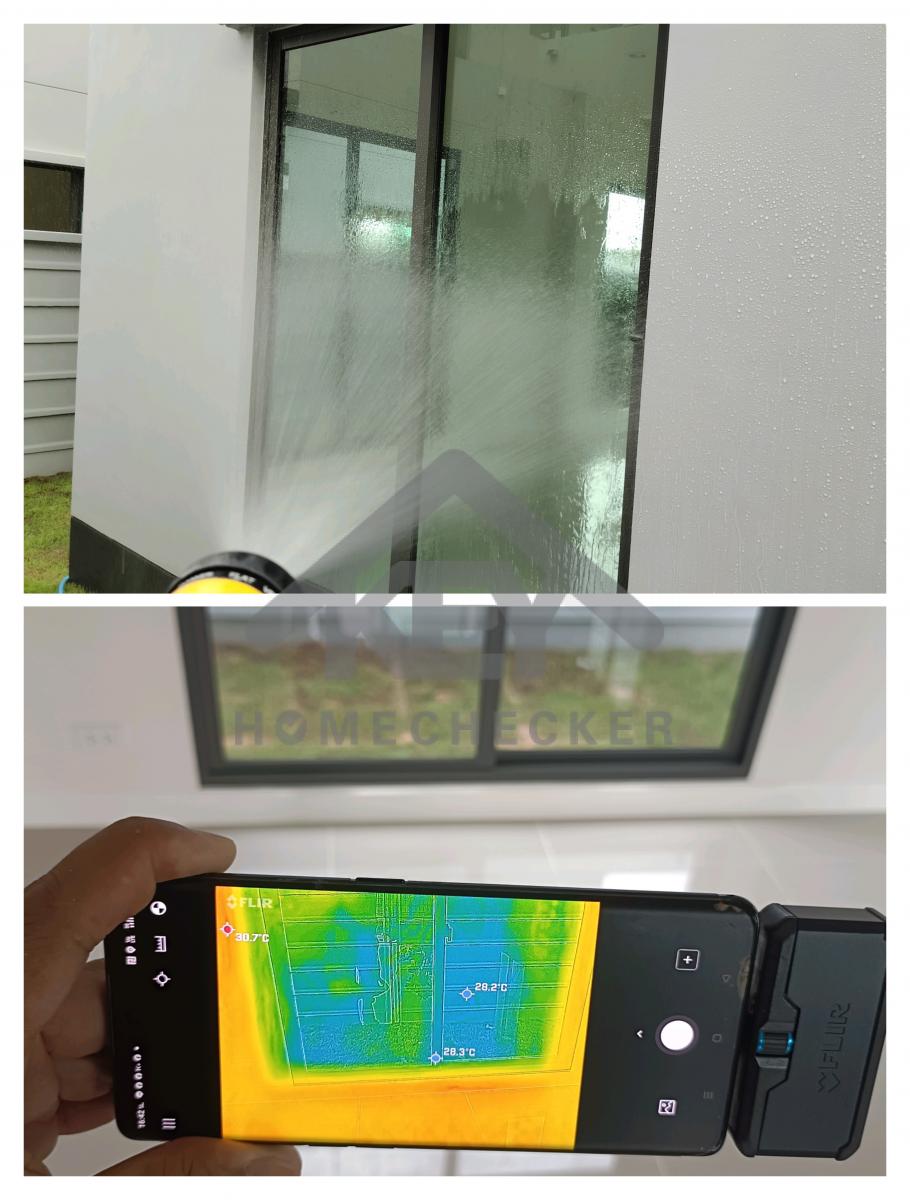 งานเทสน้ำ ประตูหน้าต่าง