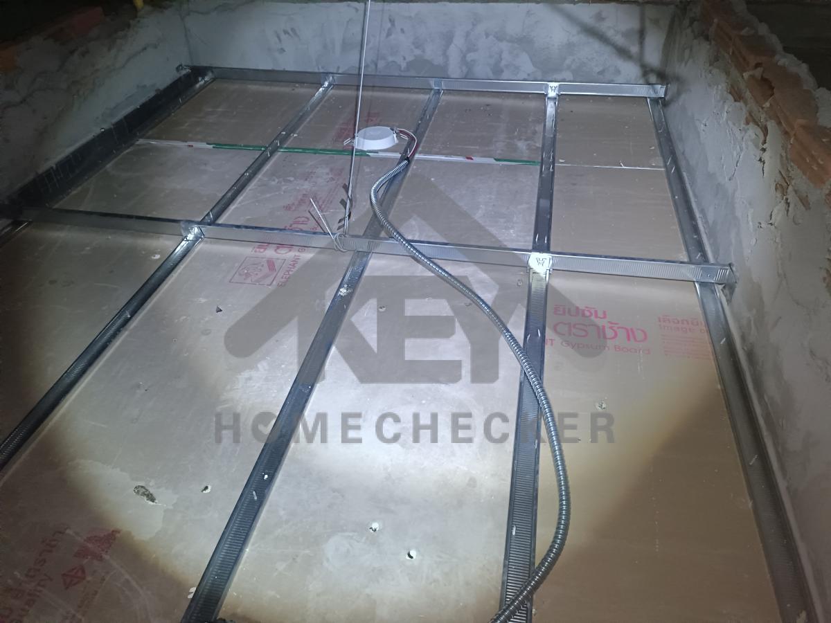 งานฝ้าชายคาและโครงฝ้า