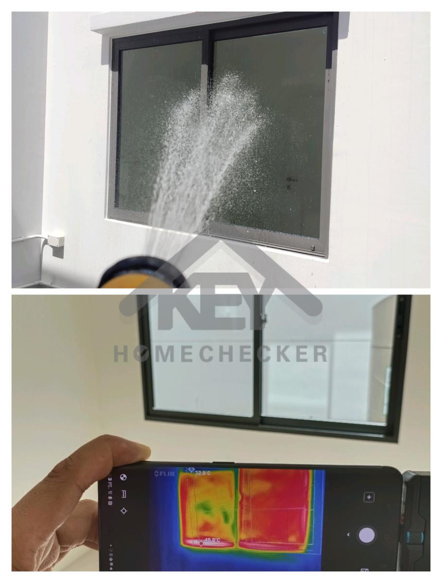 งานเทสน้ำ ประตูหน้าต่าง