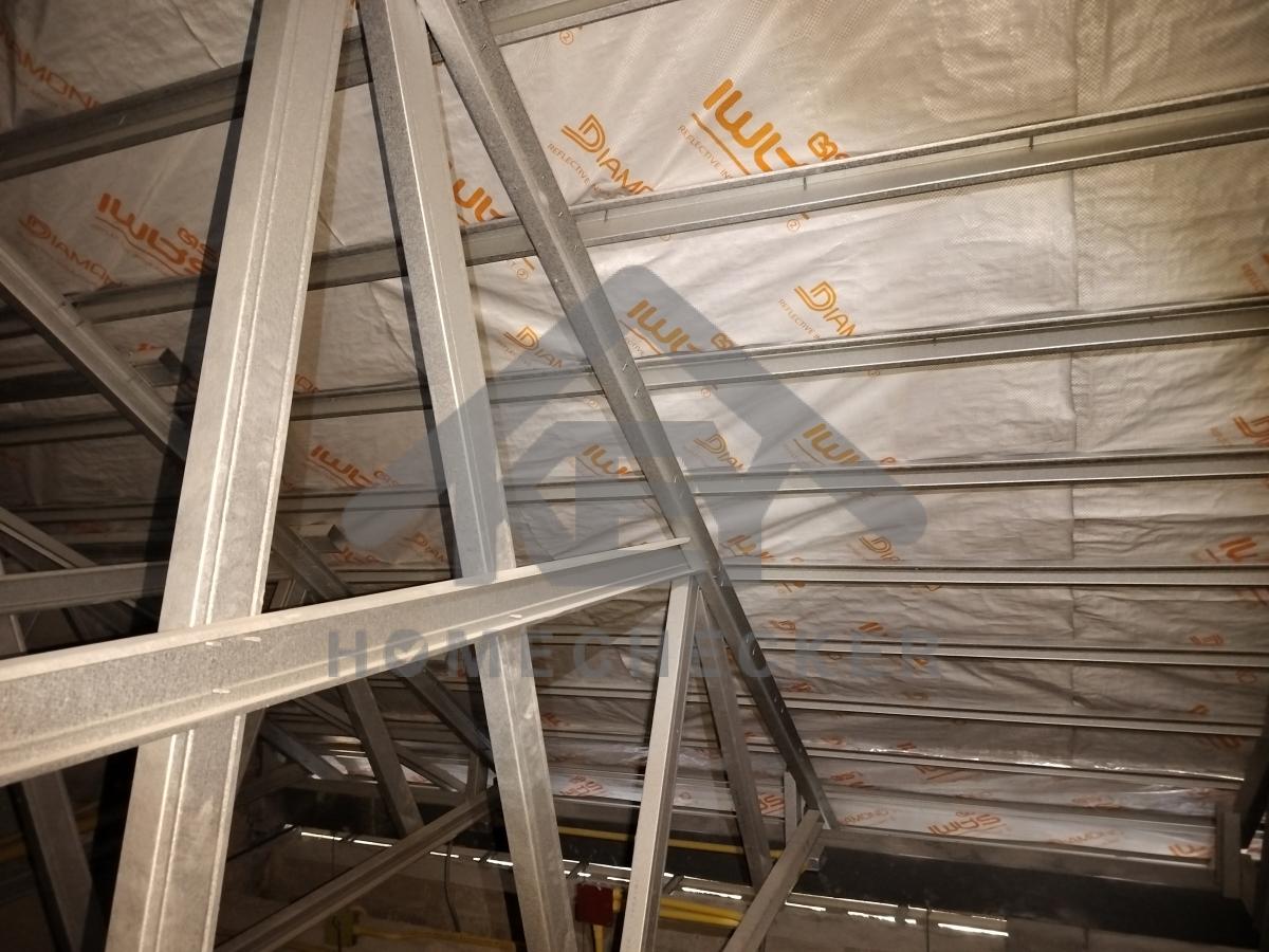 งานฝ้าชายคาและโครงฝ้า