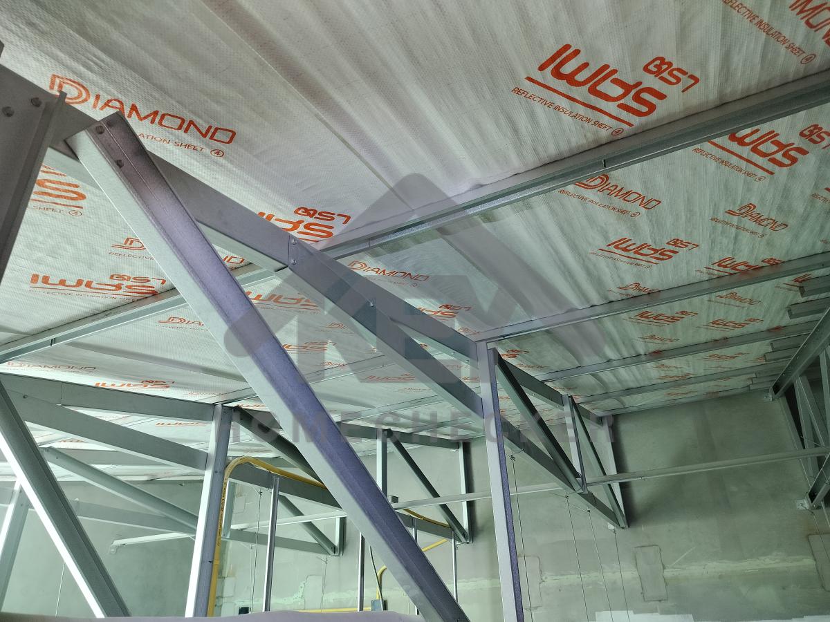 งานฝ้าชายคาและโครงฝ้า